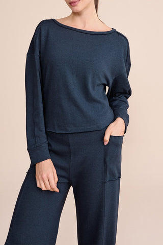 Slow Knit Straight-Leg Pants